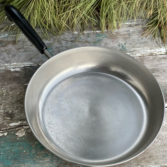 RevereWare Vintage 10 Inch Skillet Fry Pan Copper Bottom Clinton USA - Picture 4 of 7